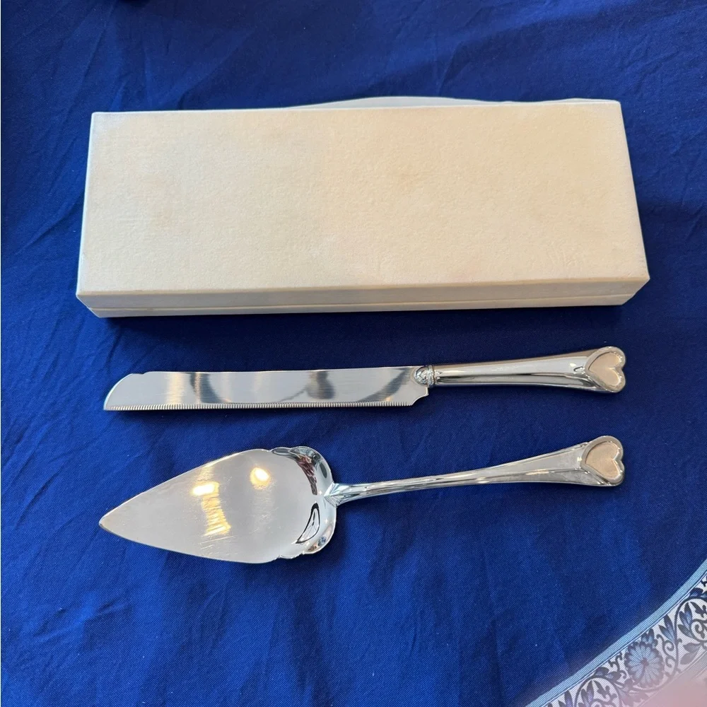 Lenox Wedding Promises 2-Piece Silver-Plated Cake Serving Set
